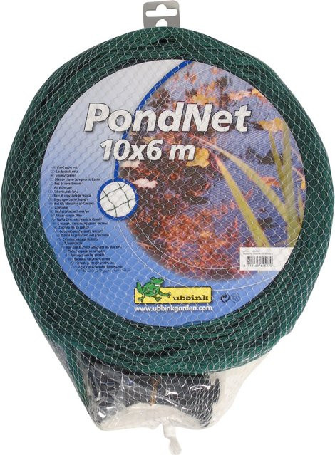 Ubbink PondNet Laubschutznetz in Dunkelgrün, B: 10 m, L: 6 m - Bild 1