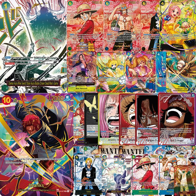 Bandai One Piece Kartenspiel, Sammelkarten, Rot, Bunt / Mehrfarbig - Bild 1