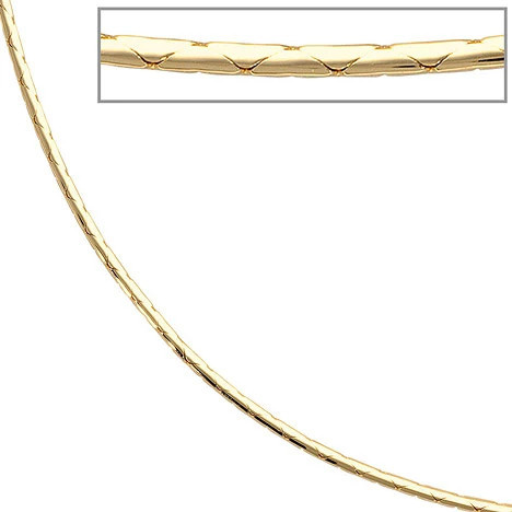 Colfem Halskette 585 Gelbgold, 42 cm, Unisex - Bild 1