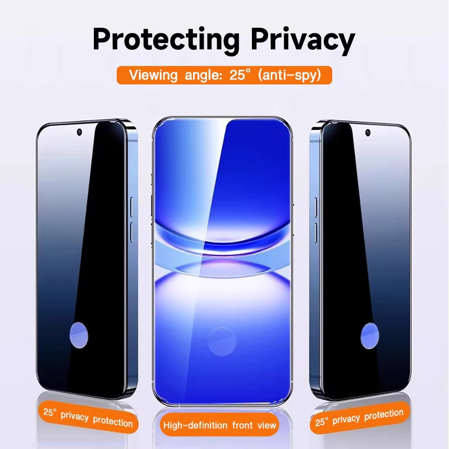 Entsperrbare Anti-Spy Sichtschutzfolie aus gehärtetem Glas für Samsung Galaxy S26 Ultra S25 S24 S23 Plus S22 S21 Edge - Bild 2