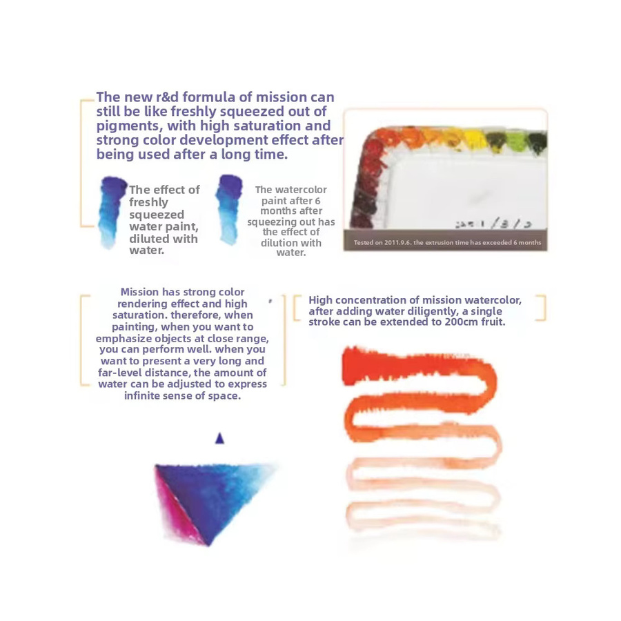 Mijello Mission Gold Class Aquarellfarbe Multicolour 15ml Tube - Bild 2