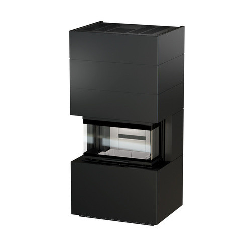 THERMIA Kaminofen Adastra 700 Plus Line in Schwarz aus Stahl mit 9,5 kW, B/T/H: 173,5 x 84,0 x 67,2 cm - Bild 3