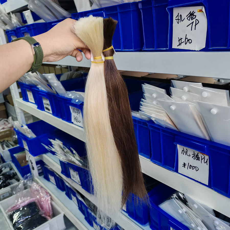 Moresoo Haarverlängerung, brasilianisches Remy Echthaar, 100 g, Damen - Bild 4