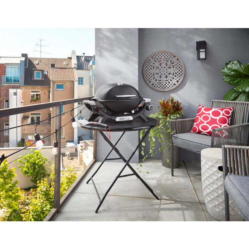 Weber Gasgrill Q 1100N, Schwarz, 1 Brenner, Grillfläche: B: 45 cm, T: 36 cm - Bild 3