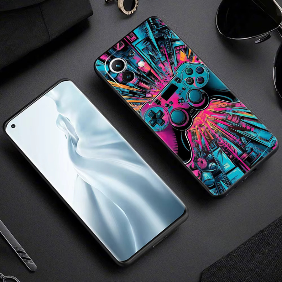 Spielkonsole Design Handyhülle aus weichem TPU für Xiaomi Mi 11 12 13 14 15 Ultra Pro Lite 5G sowie 11T 12T 13T 14T in Multicolour - Bild 4