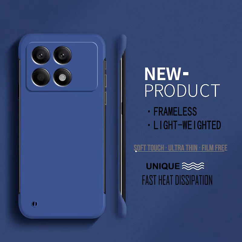 Xiaomi Poco X6 F6 F5 Pro F4 F3 Schutzhülle aus PC in Mint, matt und rahmenlos - Bild 2