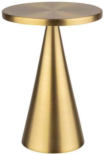 APS Akkutischleuchte CONE LED in Gold, dimmbar mit Fernbedienung, Durchmesser: 13 cm, Höhe: 18 cm - Bild 1
