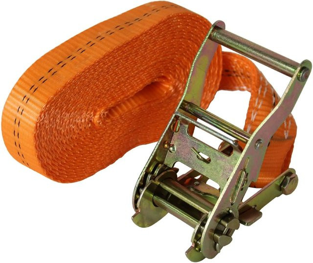 TRUTZHOLM Profi Ratschen Spanngurt Orange, Länge: 6 m, Tragkraft: 2 t - Bild 1