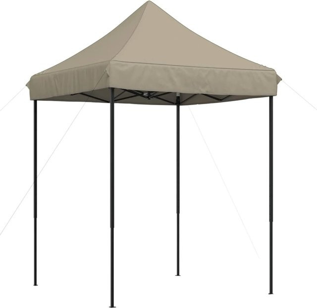 vidaXL Party-Zelt in Taupe aus Oxford-Stoff mit PVC-Beschichtung, B/T/H: 200 x 200 x 306 cm - Bild 1