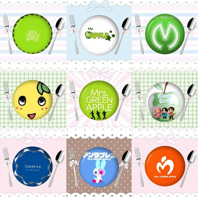 Kayou Blechpin-Anstecker, Green Apples Creator, Anime-Charakter - Bild 1