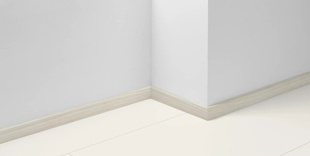 Parador Dekorsockelleiste SL 3 D139 Eiche mit Kabelkanal, Farbe: Braun/Beige, B/H/T: 220 x 4 x 1,6 cm - Bild 1