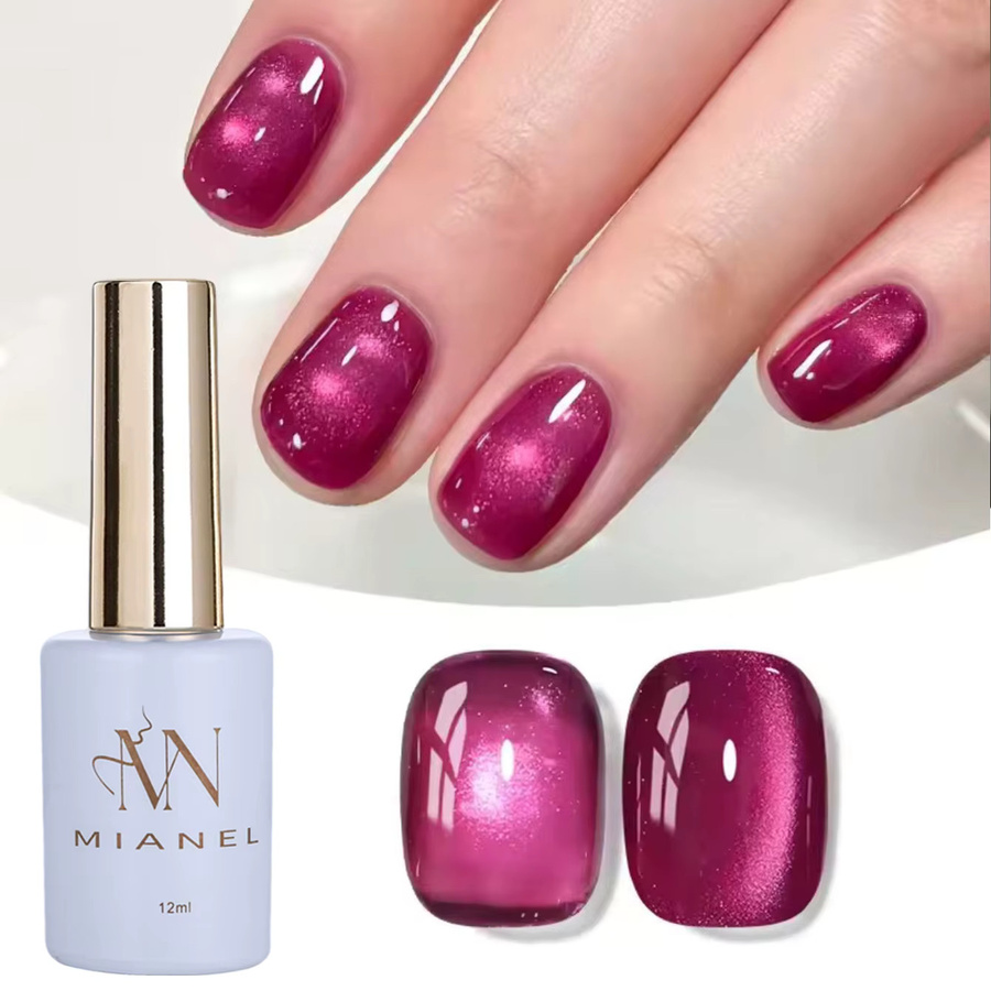 MISS MIANEL Gel-Nagellack, Rosa, Schimmernd, 12 ml - Bild 3