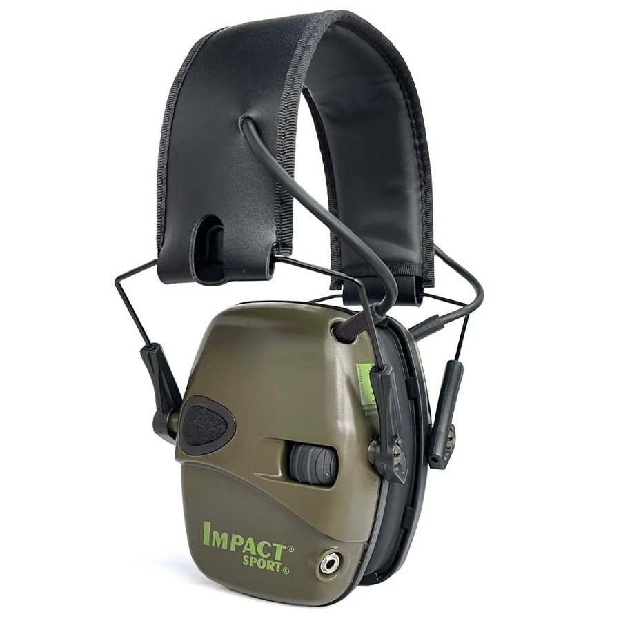 Bew Elektronisches Schieß-Headset mit Hör- und Klangverstärkung als faltbarer Anti-Lärm-Ohrenschützer im Over-Ear-Design - Bild 2