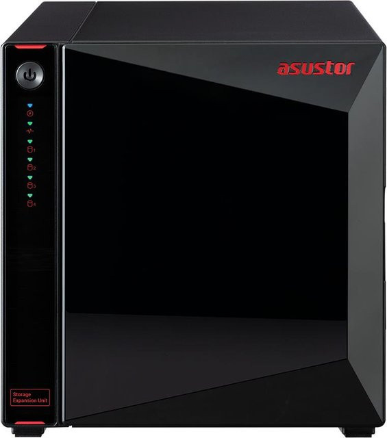 Asustor Xpanstor 4 AS5004U Disk-Array Schwarz mit USB-C und SATA-Anschluss - Bild 1