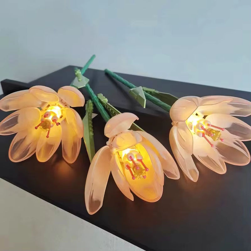SUNVERY Tulpenstrauß-Bausteine Beleuchtete Ewige Tulpen-Dekoration - Bild 2