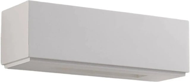 Lindby Wandleuchte Benno Modern Weiß aus Gips und Ton, 2-flammig, G9, Up-and-Down-Wandlampe für das Wohnzimmer - Bild 1