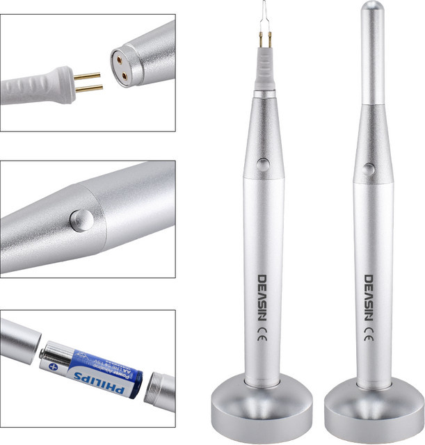 DEASIN Elektrokoagulations-Stift zur Hämostase und zum Schneiden von Gutta Percha in Silber - Bild 1