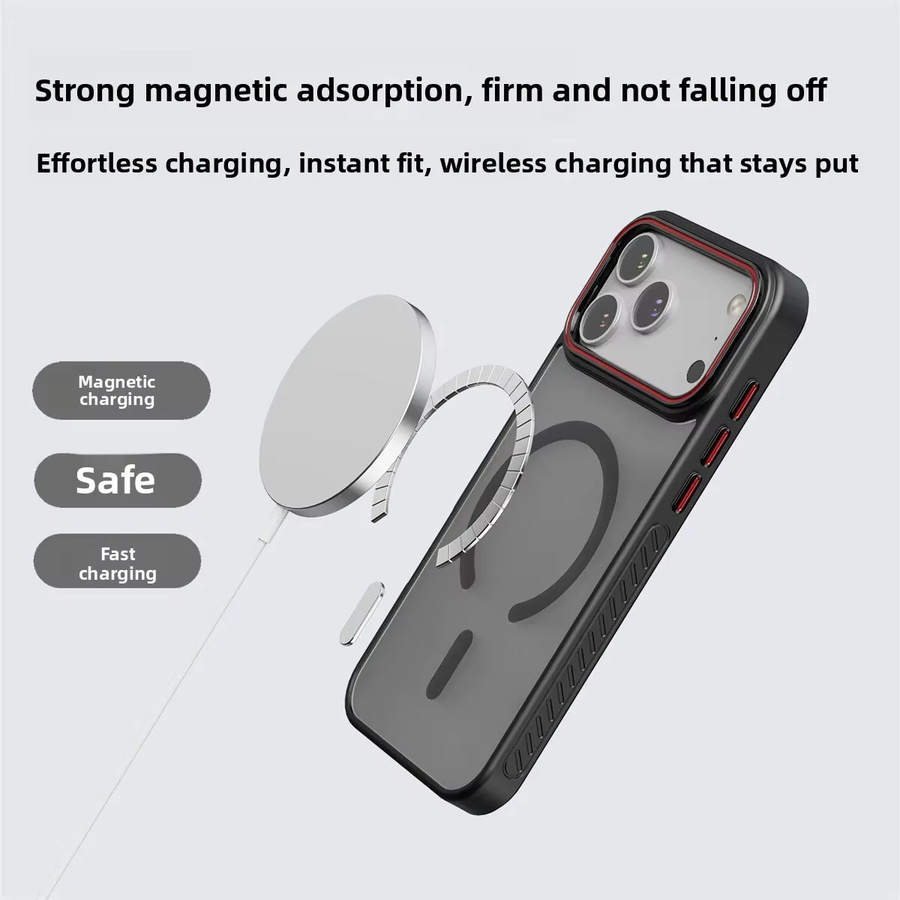 szHAIyu MagSafe Magnetische Durchscheinende Handyhülle für Apple iPhone 17 Air 16 15 Plus 14 13 12 Pro Max Schutzhülle in Transparent und Purple - Bild 2