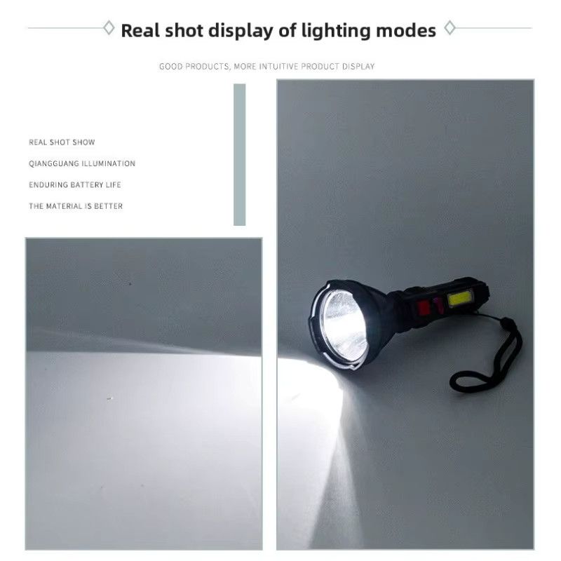 QHSPE Explosionsgeschützte COB-Seitenleuchte Tragbare LED-Lampe für Camping, Angeln und Notfälle - Bild 3