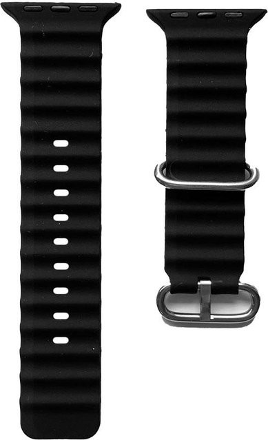 Uhrenarmband Peter Jäckel Silikon, Schwarz, Unisex - Bild 1
