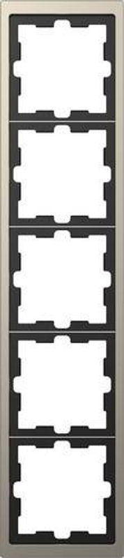 Merten Rahmen Abdeckung System Design in Nickel/Silber MEG4050-6550 - Bild 2
