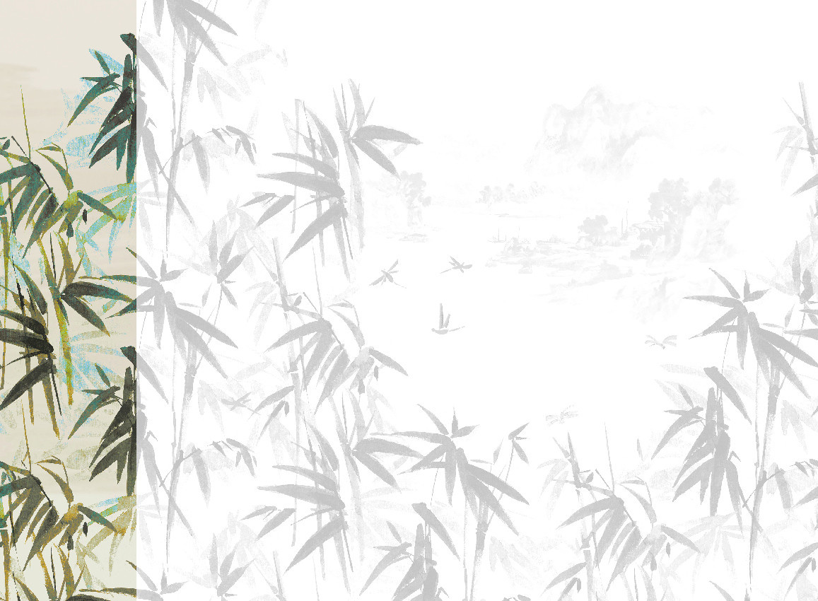 Jannelli & Volpi Mural Ine Natural Panel 1 Wandgestaltung mit orientalischem Floral-Design - Bild 1