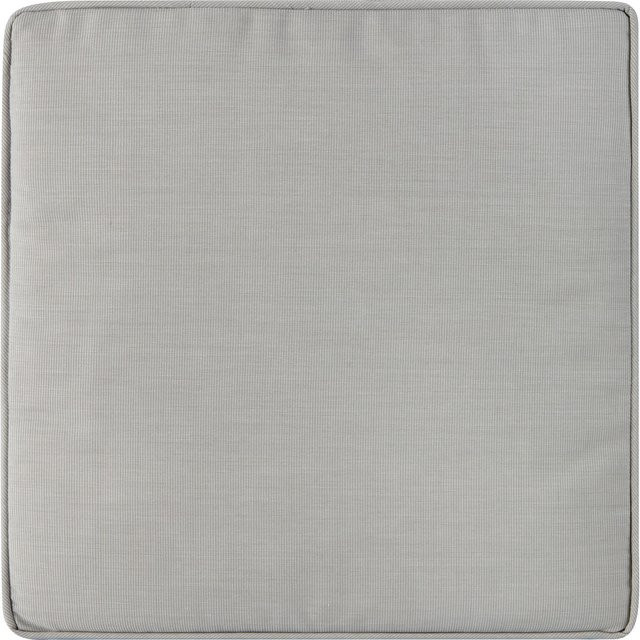 Ersatz-Sitzkissen für Lounge-Hocker Vermont Concrete aus Polyester, Grau, 42 x 42 cm - Bild 1