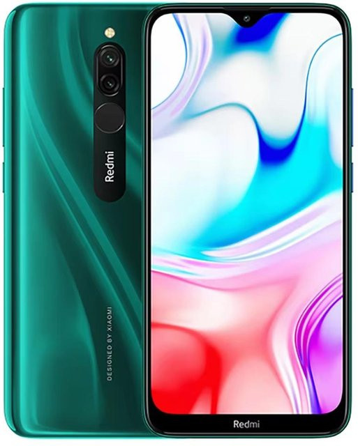 Generalüberholtes Xiaomi Redmi 8 Smartphone in Grün mit 64 GB Speicher, 4 GB RAM, 6,22 Zoll Display und 4700 mAh Akku - Bild 1