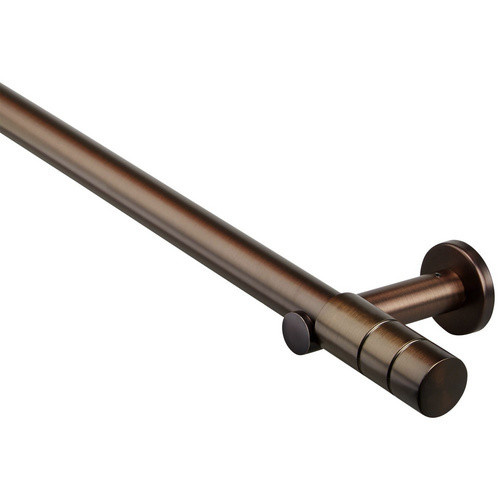 Gardinia Gardinenstangen-Set Zylinder aus Metall in Braun, Länge: 190 cm, Durchmesser: 2,5 cm - Bild 2