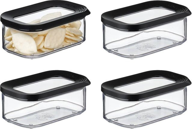 Mepal Modula Vorratsdosen 4er Set, transparent, 425 ml pro Dose - Bild 1