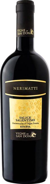 Paololeo Nerimatti Rotwein, Negroamaro & Malvasia Nera, Apulien, 2014, trocken, 0,75 l - Bild 1