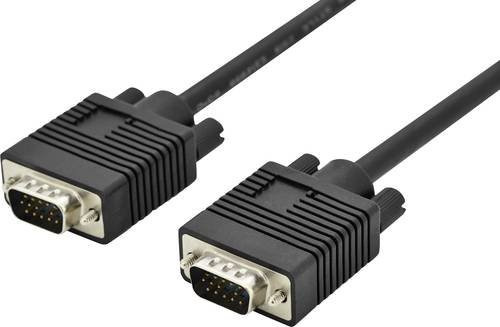 Digitus VGA Anschlusskabel Schwarz, Länge: 3,00 m - Bild 1