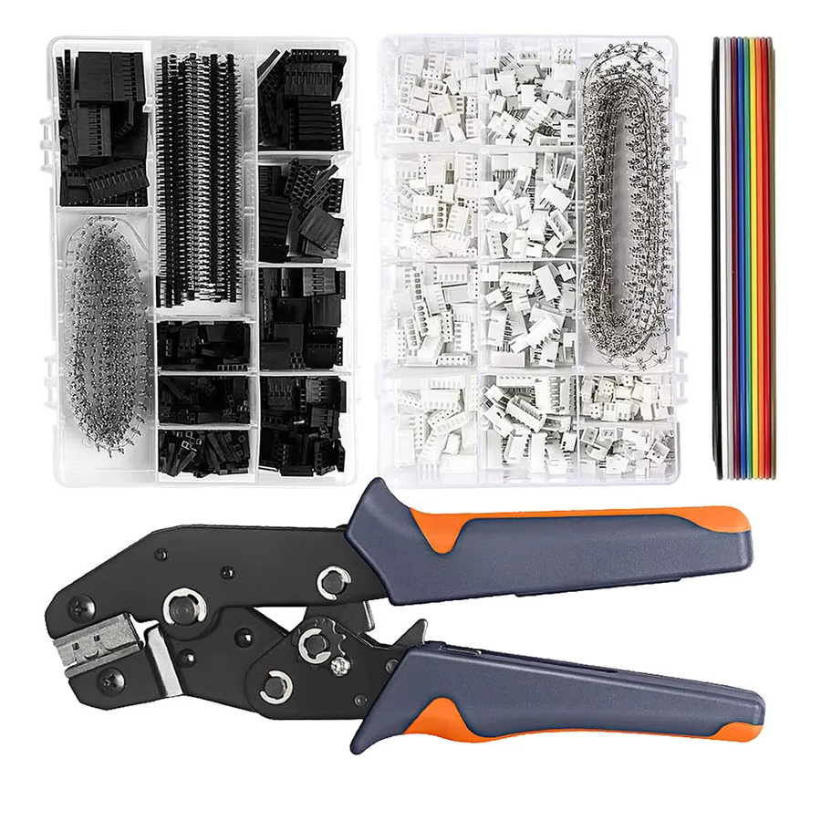 WOZOBUY SN-01BM Crimpzange Set für Kappen, Koaxialkabel und Terminals mit Ratsche für Auto-Stecker und Draht - Bild 4