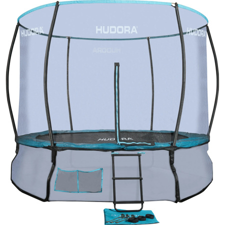 Hudora Trampolin Fantastic Complete 300V in Türkis-Grün mit Durchmesser: 300 cm