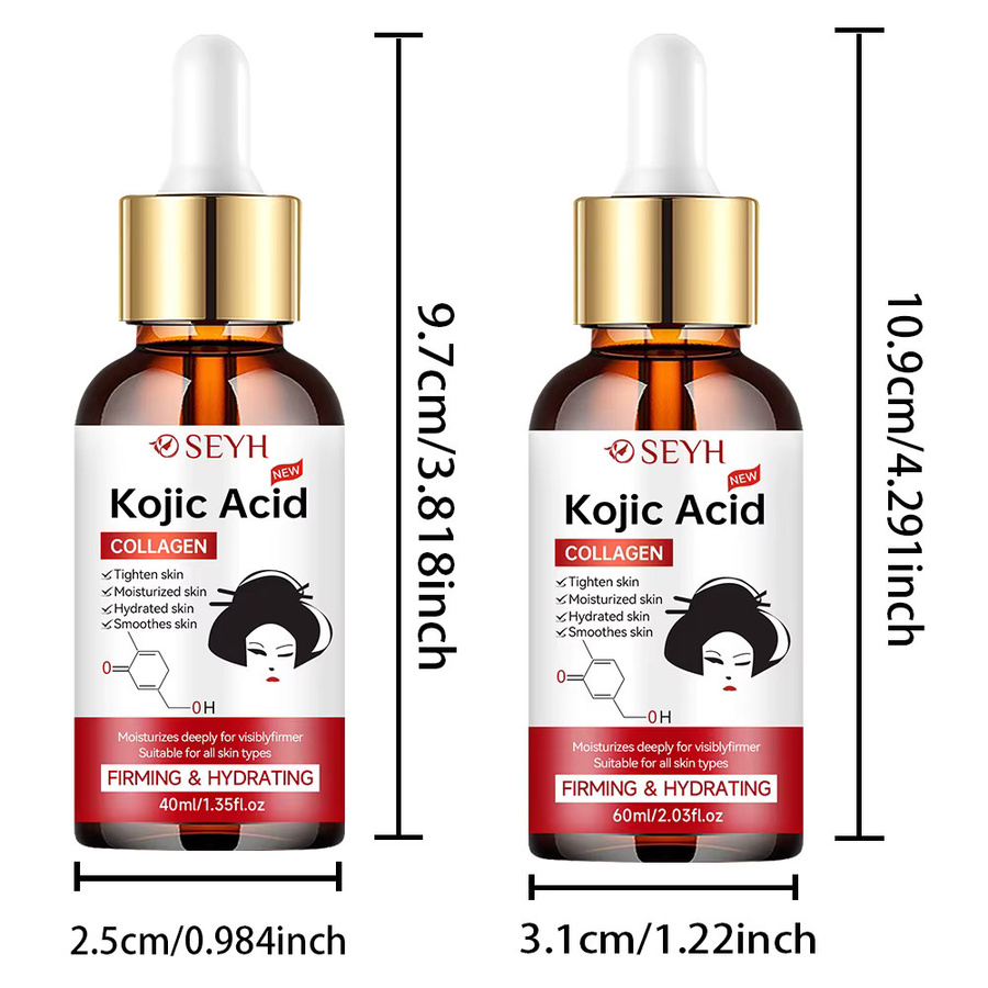 SEYH Kurkumin-Kollagen-Essenz-Flüssigkeit mit Niacinamid und Vitamin C, Gesicht, Herren - Bild 3