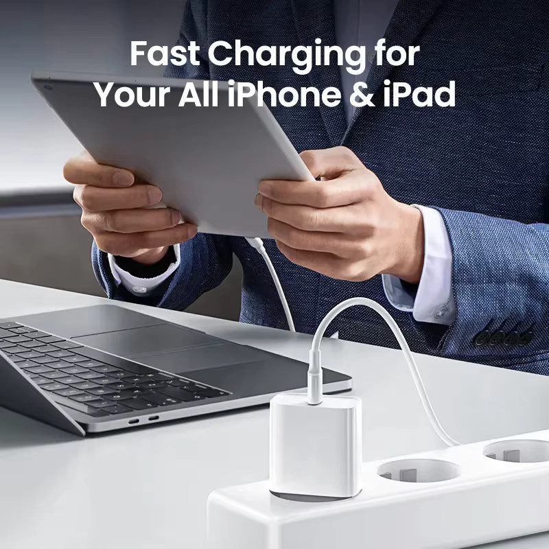 20W PD USB-C Netzteil Schnellladegerät in Weiß für iPhone und USB Typ C Geräte - Bild 4