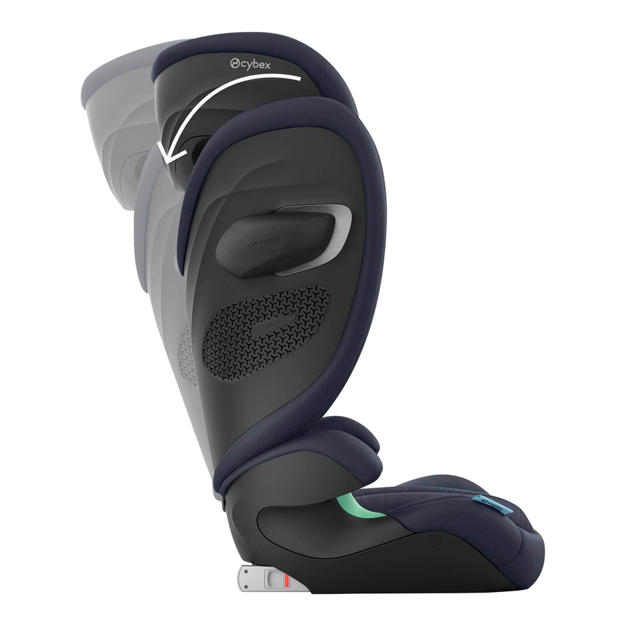 Cybex Gold Kindersitz SOLUTION G2 i-FIX in Blau für Kinder von 100 bis 150 cm Körpergröße - Bild 3