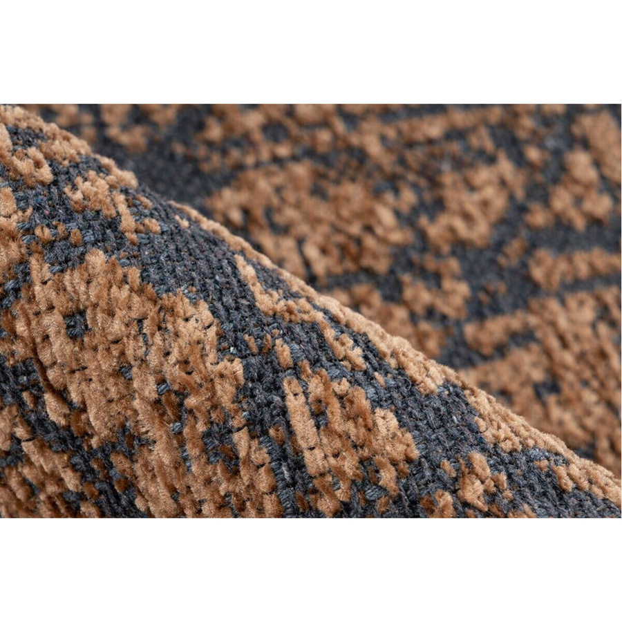 Kayoom Flachflorteppich Kalea 225 in Gelb mit Used-Look und High-Low-Effekt aus Polyester, B/H/L: 160 x 0,8 x 230 cm - Bild 3
