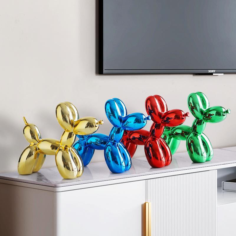 Kreative Ballon Hund Dekoration für Wohnzimmer und Schrank mit Luxus Beschichtung, Höhe: 20 cm, Breite: 18 cm, Tiefe: 20 cm - Bild 4