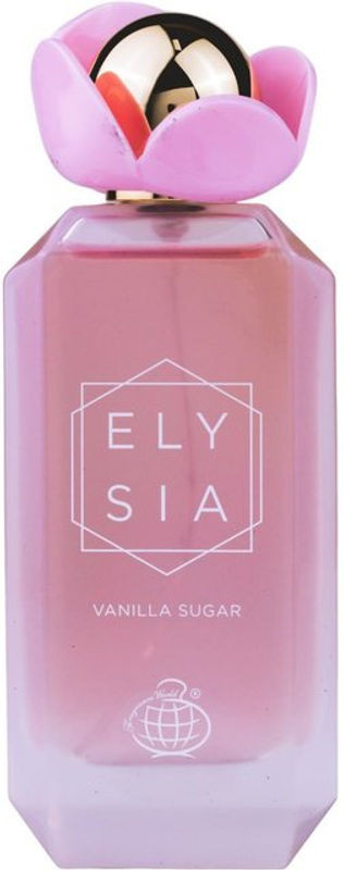 Fragrance World Elysia Vanilla Sugar Eau de Parfum für Erwachsene in Rosa, 100ml - Bild 1