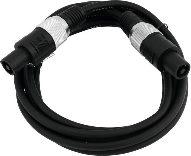 Omnitronic Lautsprecherkabel Speaker 2x2,5 in Schwarz, 5m - Bild 1