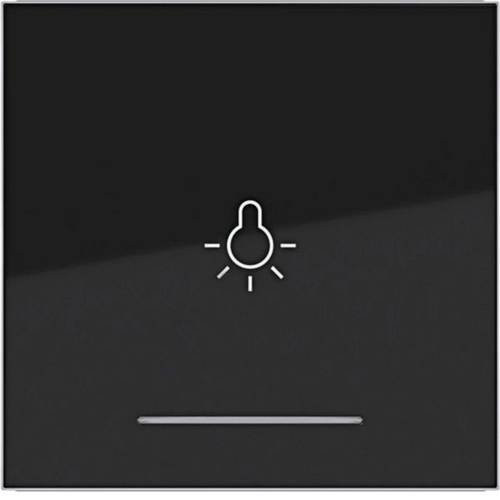 Hager Wippe Dimmer Nachtschwarz glänzend WAW1032BG - Bild 1