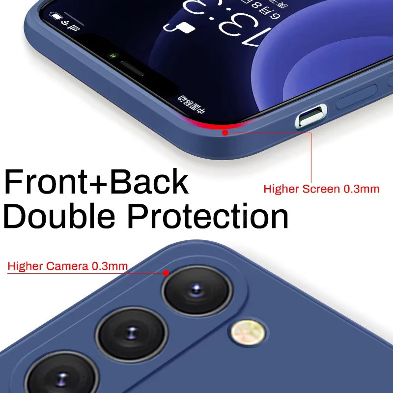 Samsung Galaxy Tab A-Serie Silikon Schutzhülle aus weichem TPU in Blau oder Lila - Bild 2