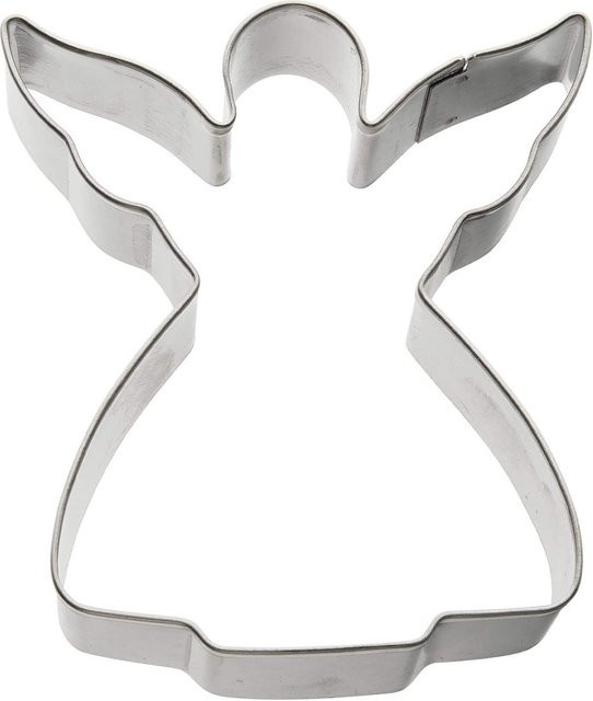 Zenker Ausstecher Engel aus Metall, Silber, Breite: 6,5 cm, Höhe: 6,0 cm - Bild 1