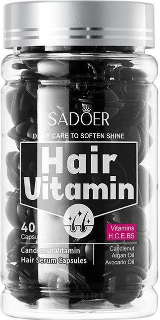 Sadoer Haarpflege-Serumkapseln mit Vitamin C, Arganöl, 40 x 1 ml, Damen - Bild 1