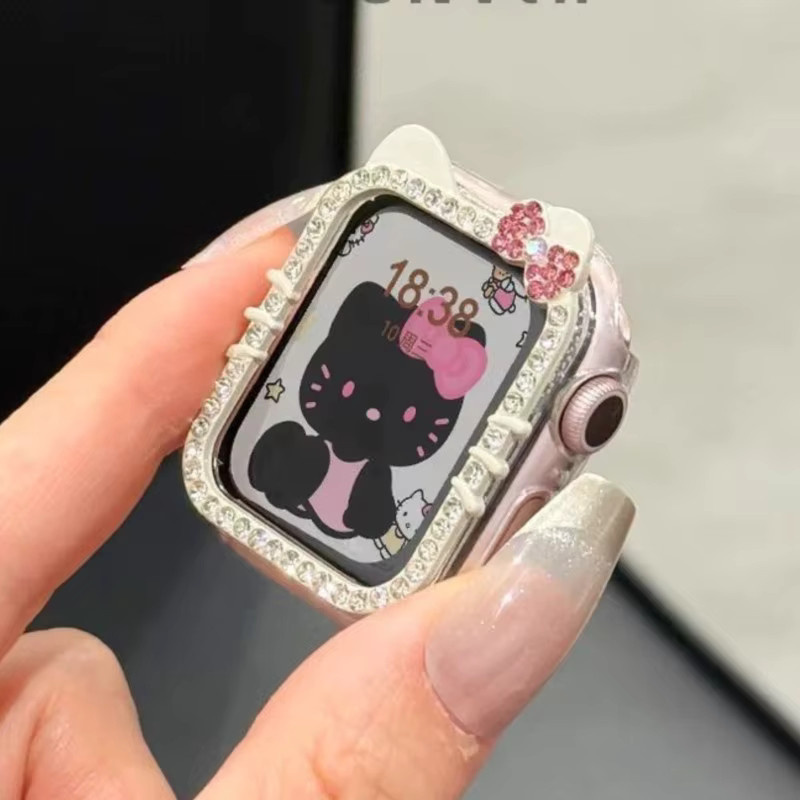 Sanrio Hülle für Apple Watch, Silber, Kristall, Unisex - Bild 5