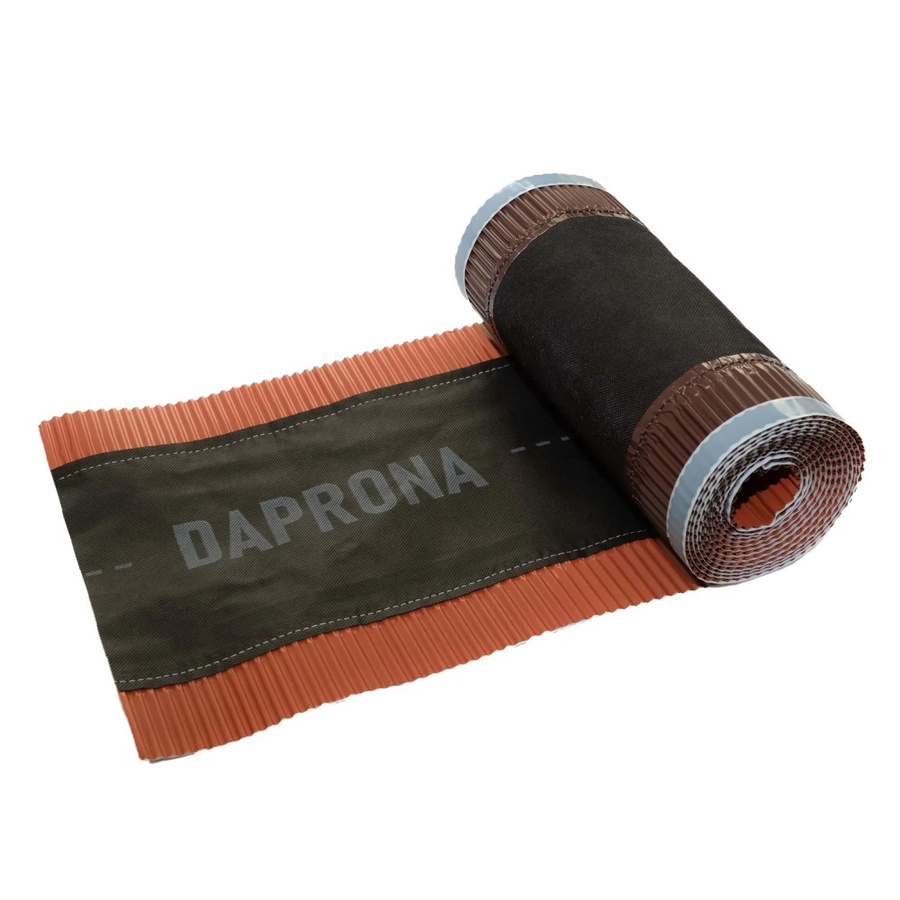 Daprona Firstband aus Aluminium in Rot zur Dachfirst-Abdichtung, Breite: 18 cm, Länge: 5 m - Bild 2