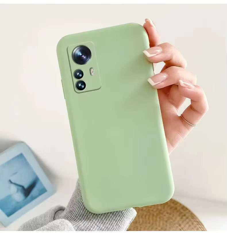 Stoßfeste Silikonhülle für Xiaomi Redmi Note 12s 4G mit Linsenschutz in Gelb - Bild 2