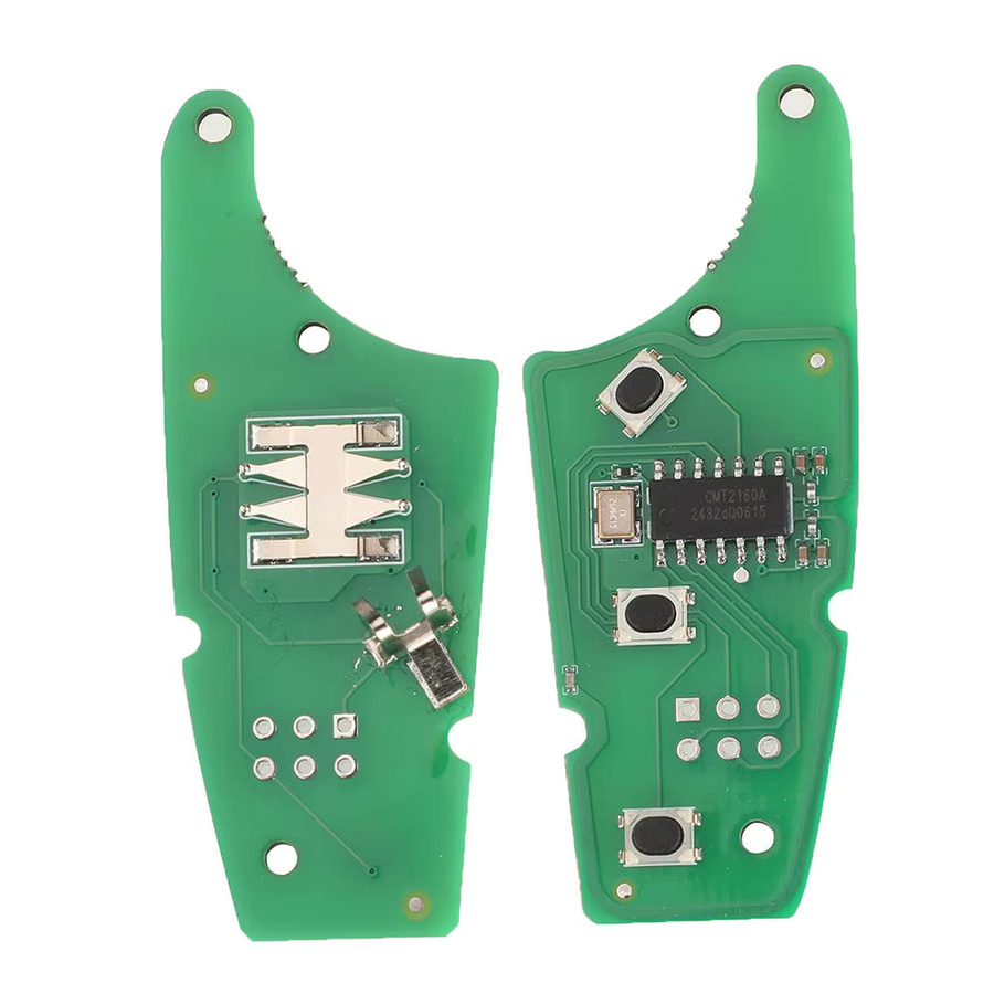 Jingyuqin 3 Tasten Remote Key Platine 433 MHz FSK für Ford Focus MK3 und T6 Ranger Ersatz in Grün - Bild 2