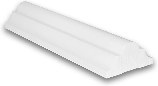 Profhome Wandleiste Zierleiste Musterstück in Weiß, Breite: 10 cm - Bild 1
